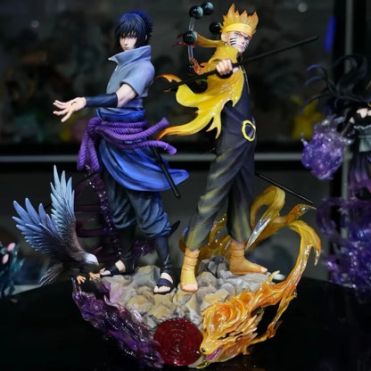38 Cm Naruto Sasuke Premium Figure Set
