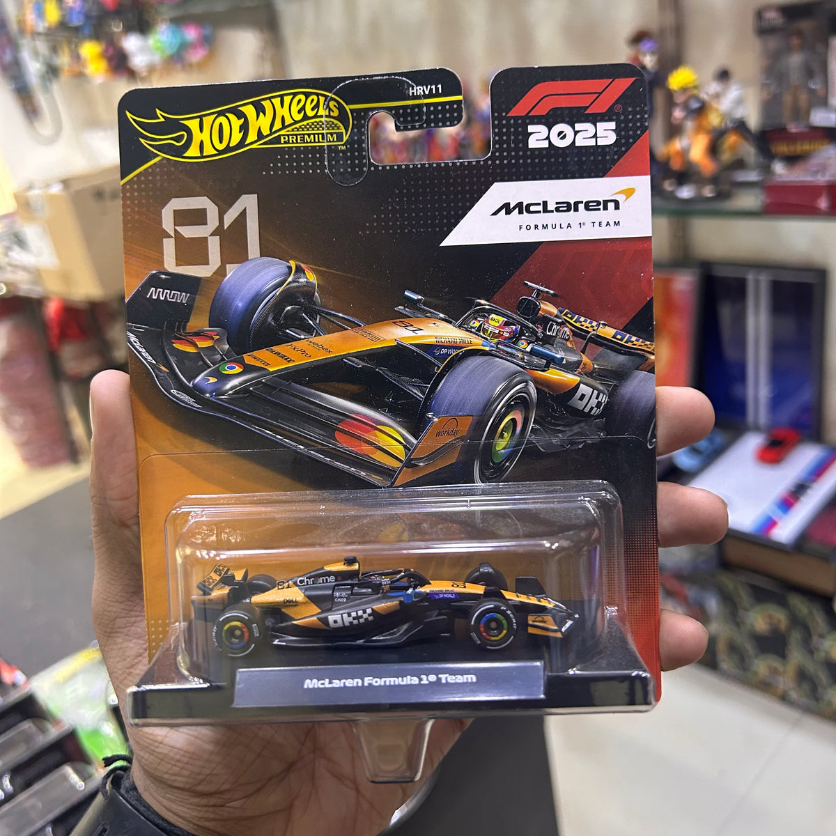 Imported Hot Wheels Premium Formula 1 Mclaren 81