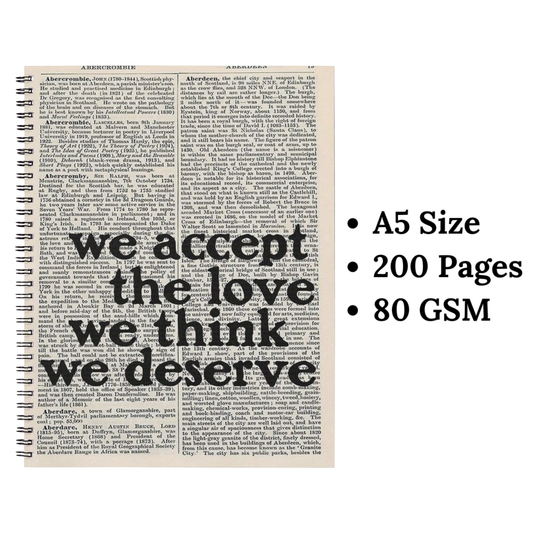 we accept the love wiro notebook