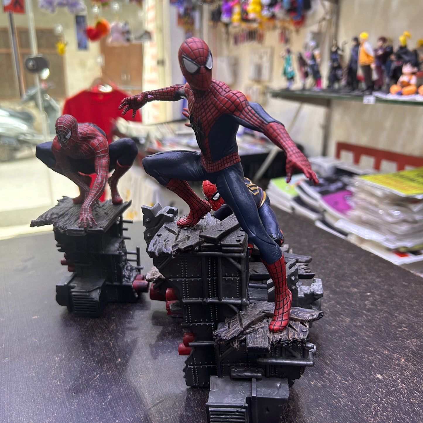 Spiderman No Way Home All spiderman Figure set official iron Studios Super Premium highly detailed Quality with each box packing