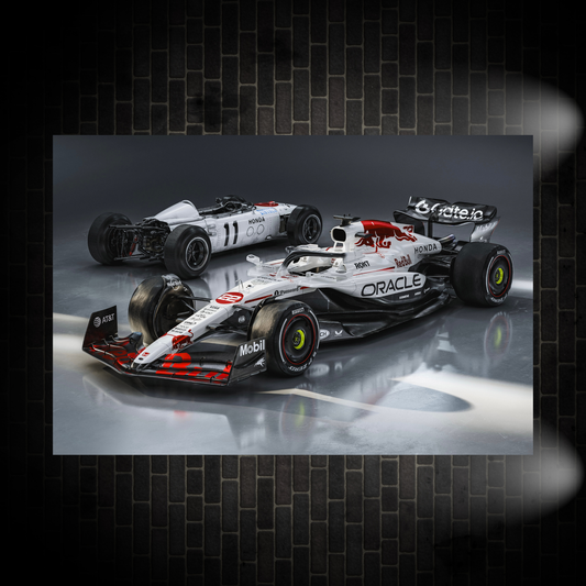 F1 white poster