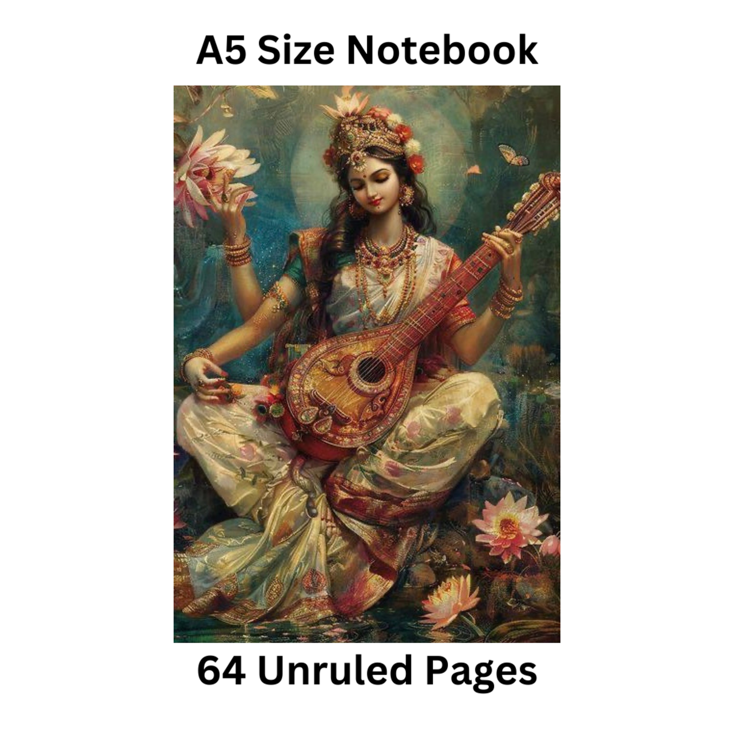 saraswati maa doodle notebook