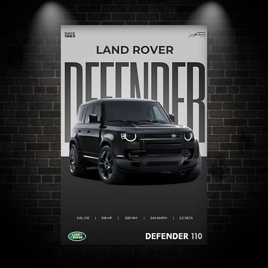 Black defender poster