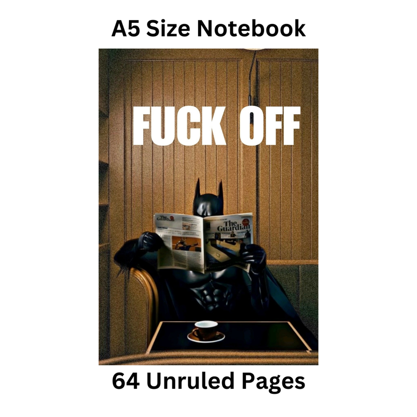 fuck off doodle notebook