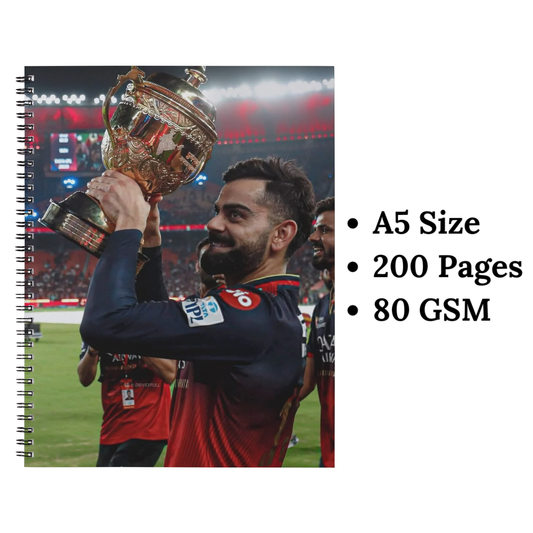 virat trophy wiro notebook