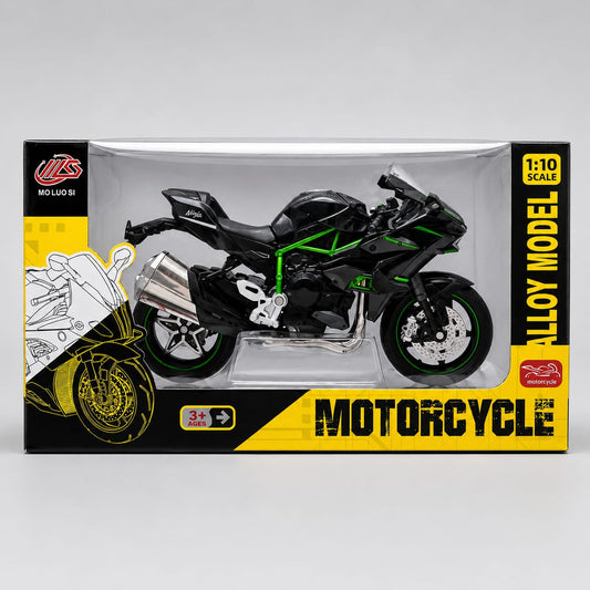 1:10 Scale Kawasaki Ninja Bike Scale Model ( with light and sound)