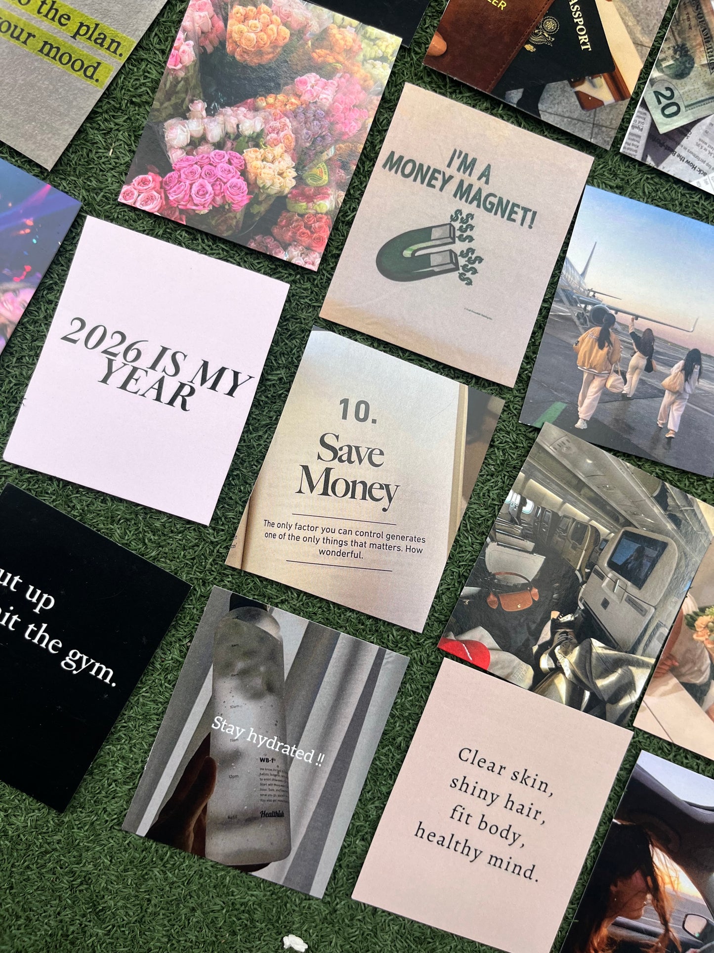 Ready Made Vision Board Pictures- 3 by 2.5 inches