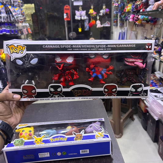 Spiderman Venom Pop Figure Set