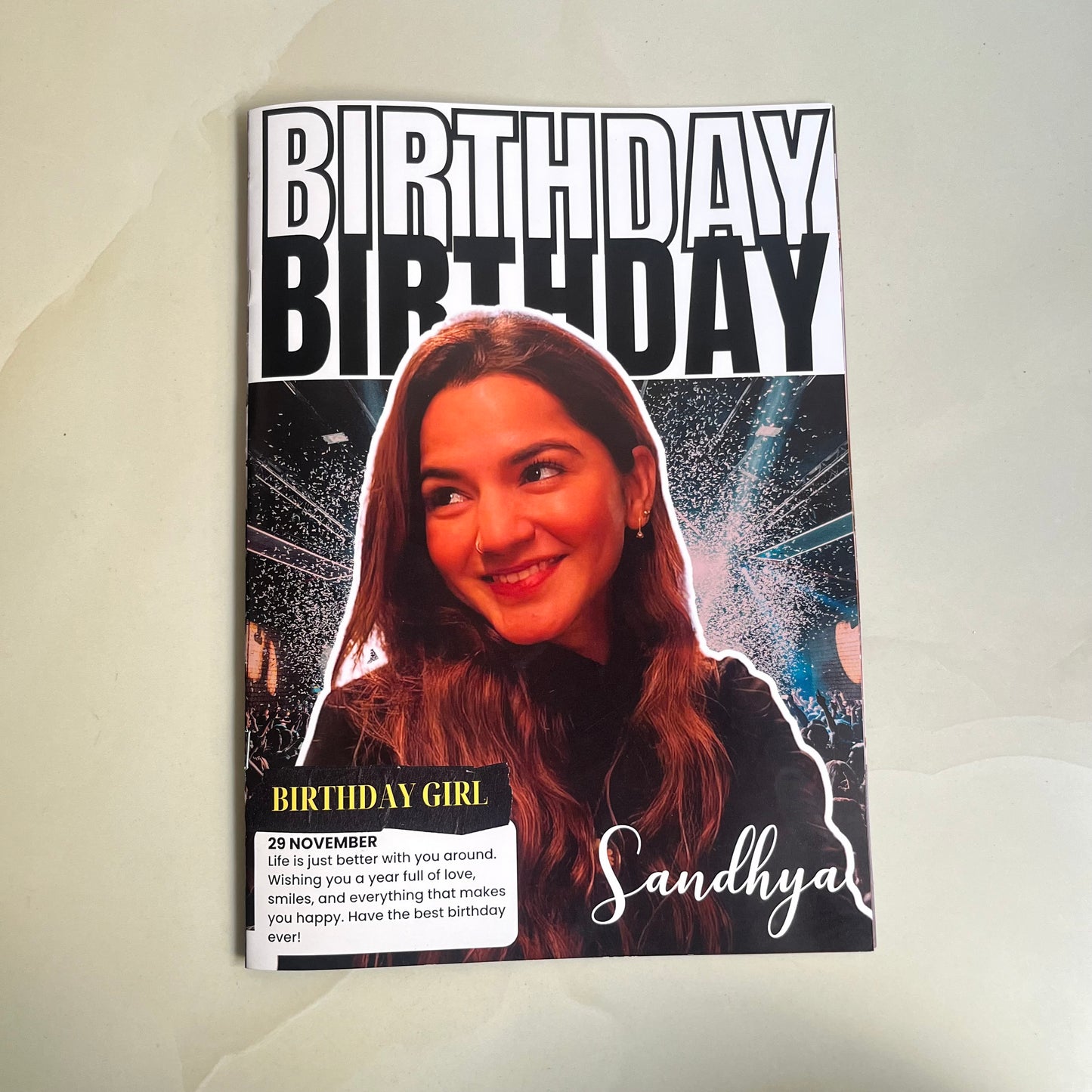 Customised Birthday Magazine 2