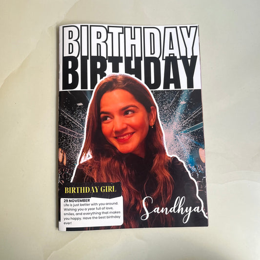 Customised Birthday Magazine 2