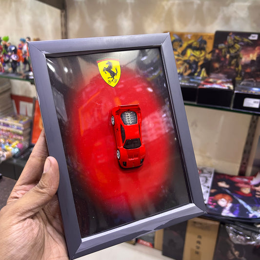 Hot Wheels Ferrari F40 Frame - A5 Size
