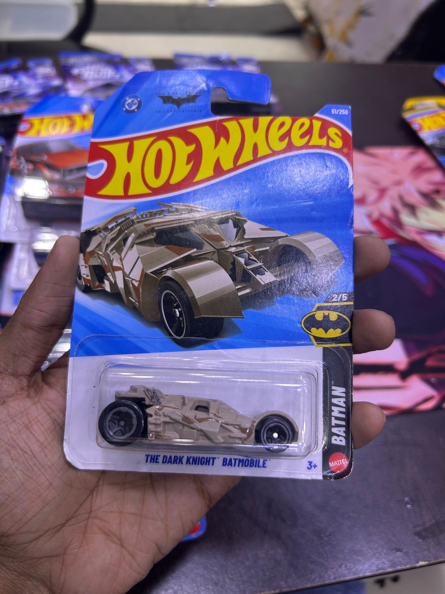 The Dark Knight Batmobile Hot Wheels