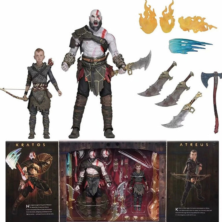 Official Neca God Of War Figure - with all accessories and Is movable ( with premium Box )
