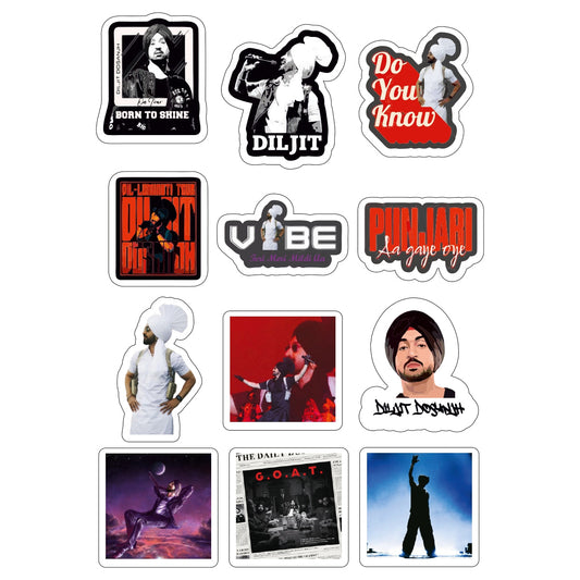 Diljit Dosanjh Sticker Sheet