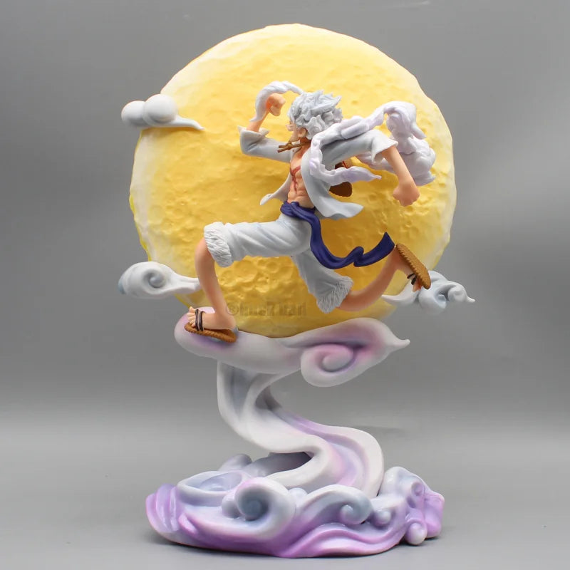 Luffy Gear 5 Nika Figure with Light- 13 Cm