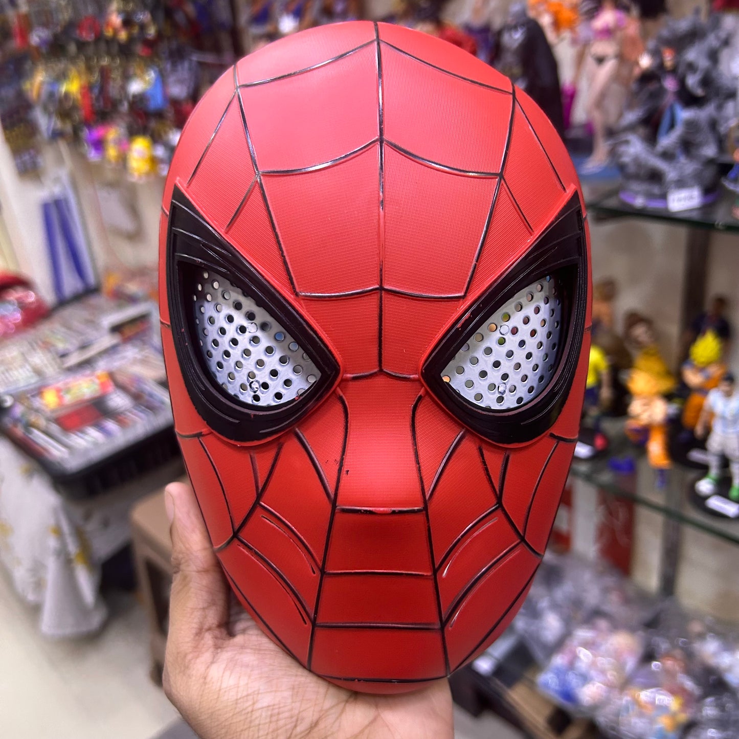 Small Size Spiderman Mask For Kids - With chin control eyes