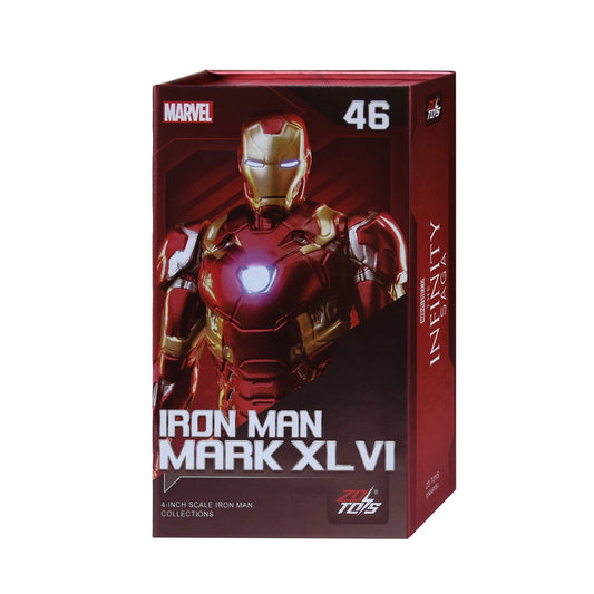 Official ZD Toys Ironman MARK 46 Figure - 4 Inches