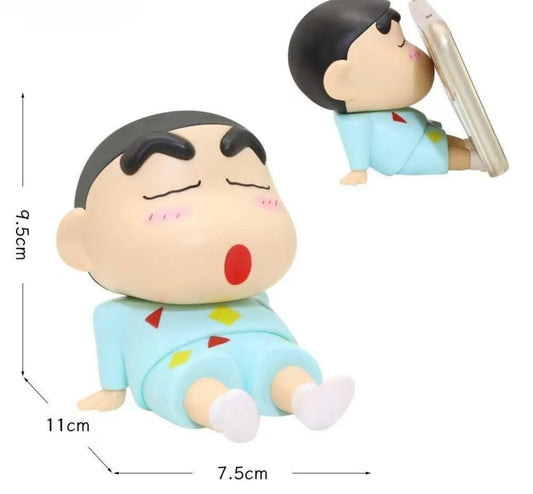 Sleeping Shinchan phone stand Action Figure 10 cm
