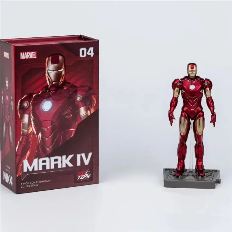Official ZD Toys Ironman MARK 4 Figure - 4 Inches