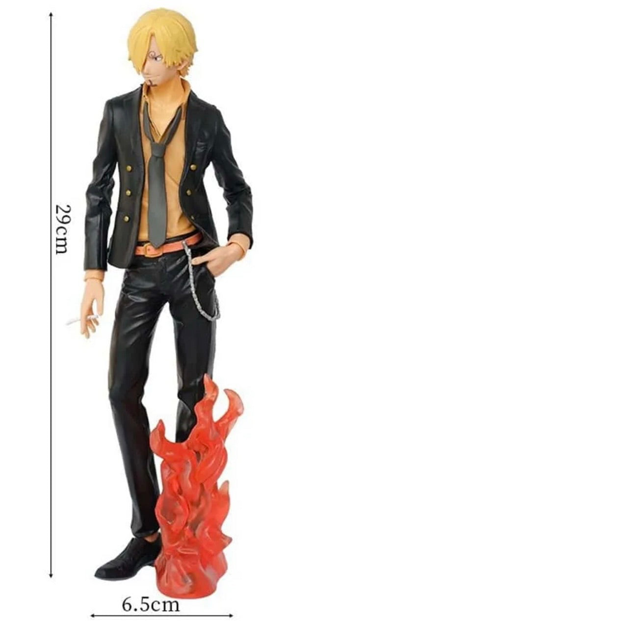 29 cm Sanji Fire Foot Action Figure