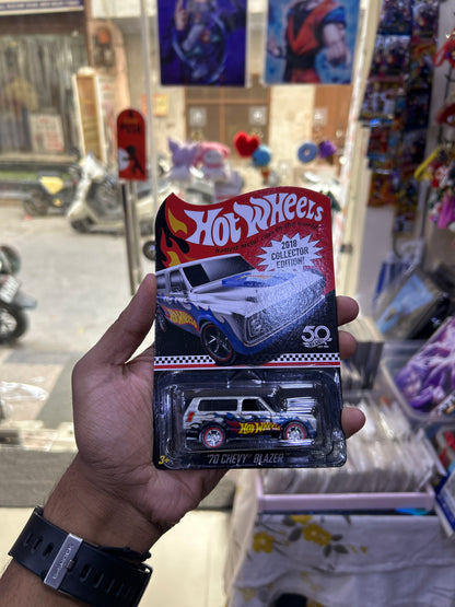 Imported Hot wheels 70 Chevy blazer 2018 collector Edition with protective cover