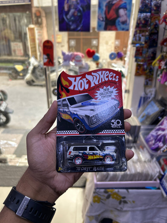 Imported Hot wheels 70 Chevy blazer 2018 collector Edition with protective cover