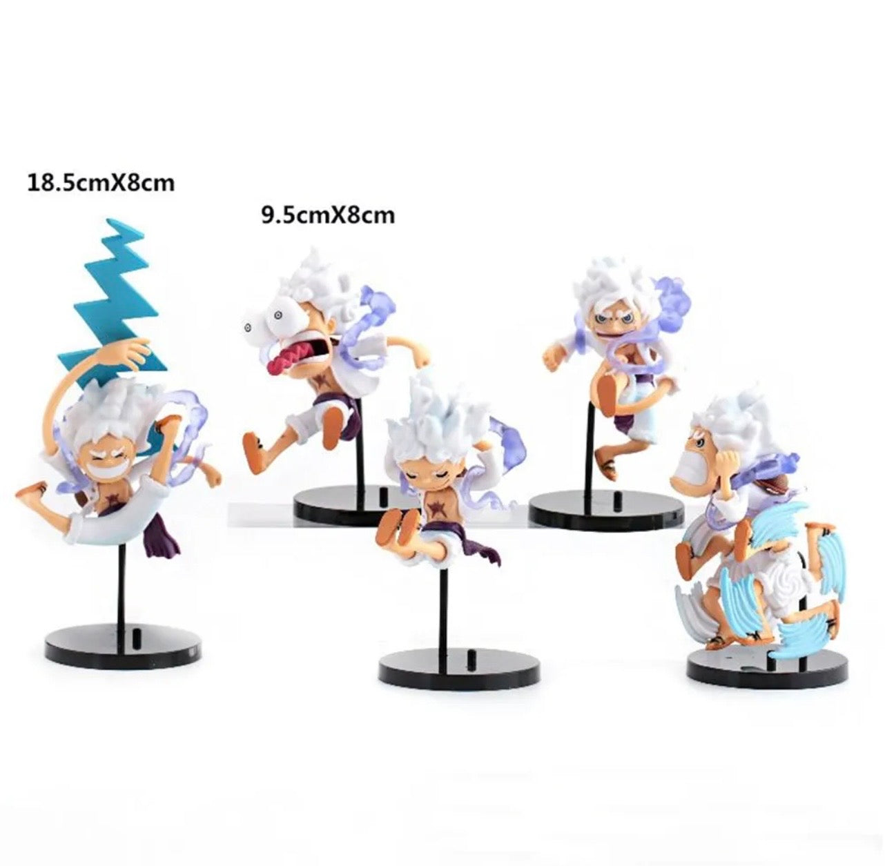 Monkey D Luffy Gear 5 Action Figure set 2