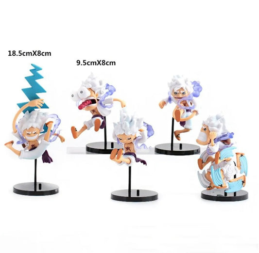 Monkey D Luffy Gear 5 Action Figure set 2