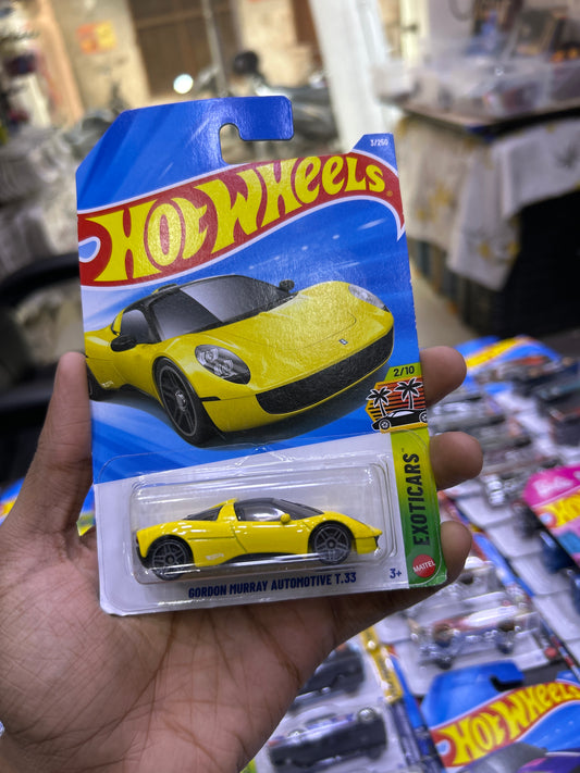 Gordon Murray Yellow Hot Wheels