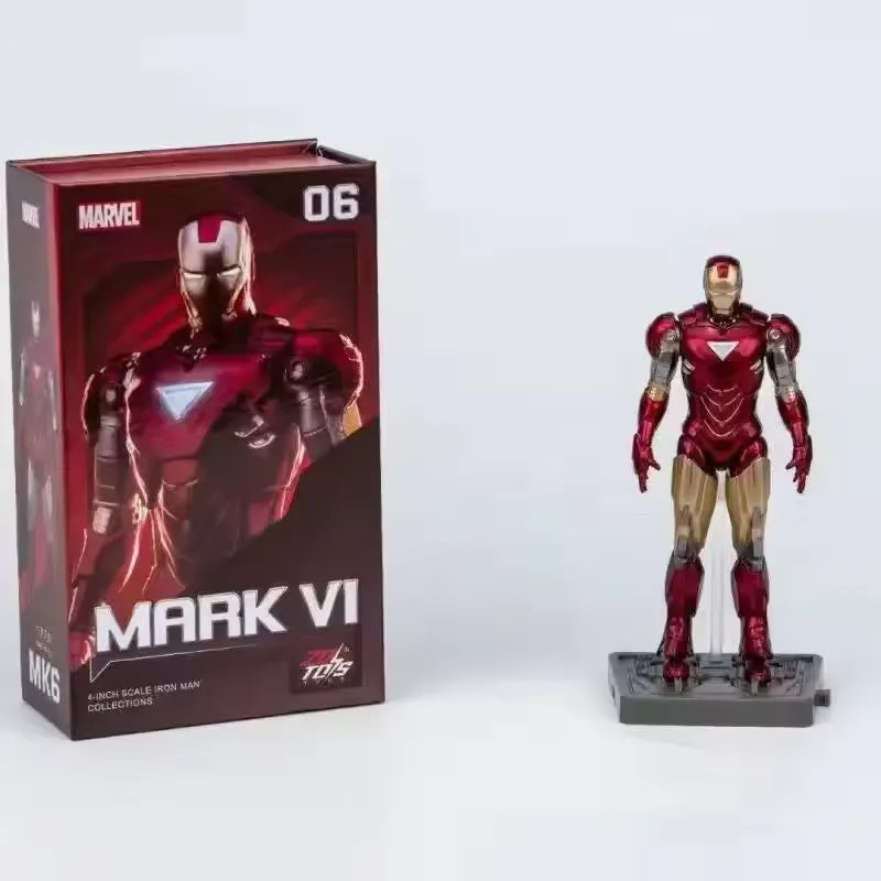 Official ZD Toys Ironman MARK 6 Figure - 4 Inches