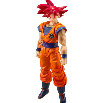 Dragon Ball Z Super Saiyan Son Goku Red Hair 15 cm SH Figure Arts Articulation Action Figure