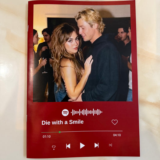 Die with a Smile Song Custom Magazine