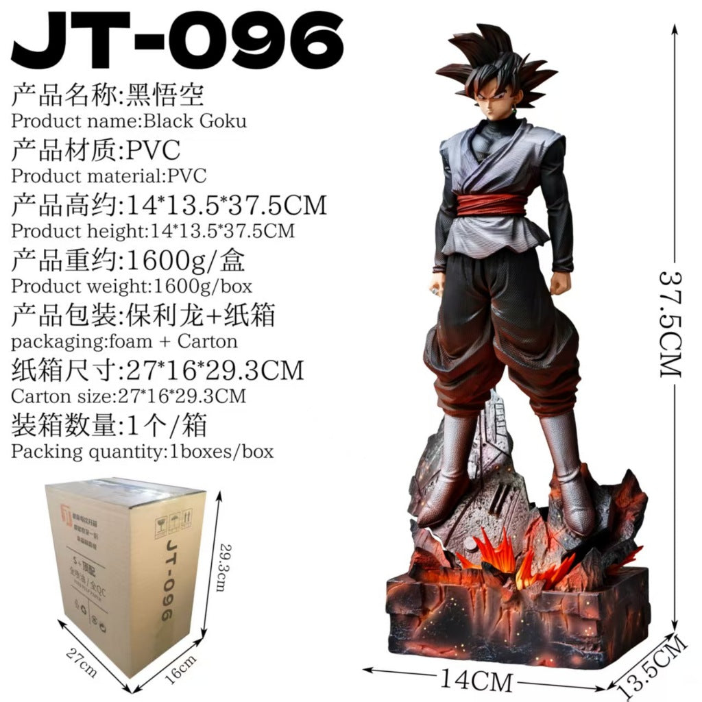 JT studios DBZ Black Goku premium Figure - 37.5 cm