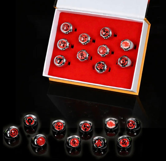 Naruto Sharingans Ring Box set