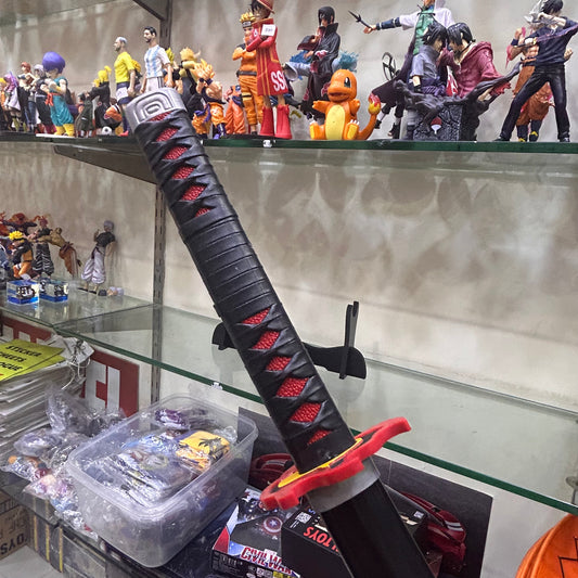 Defective Katanas (104 cm)- These were broken from the handle during shipping (bad handling by courier companies)they are now fixed with the help of super glue and are just display pieces they DO NOT OPEN you can just put them on the stand for display