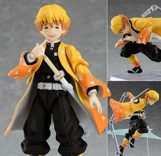 Demon Slayer Zenitsu 14cm Figma Articulation Action Figure