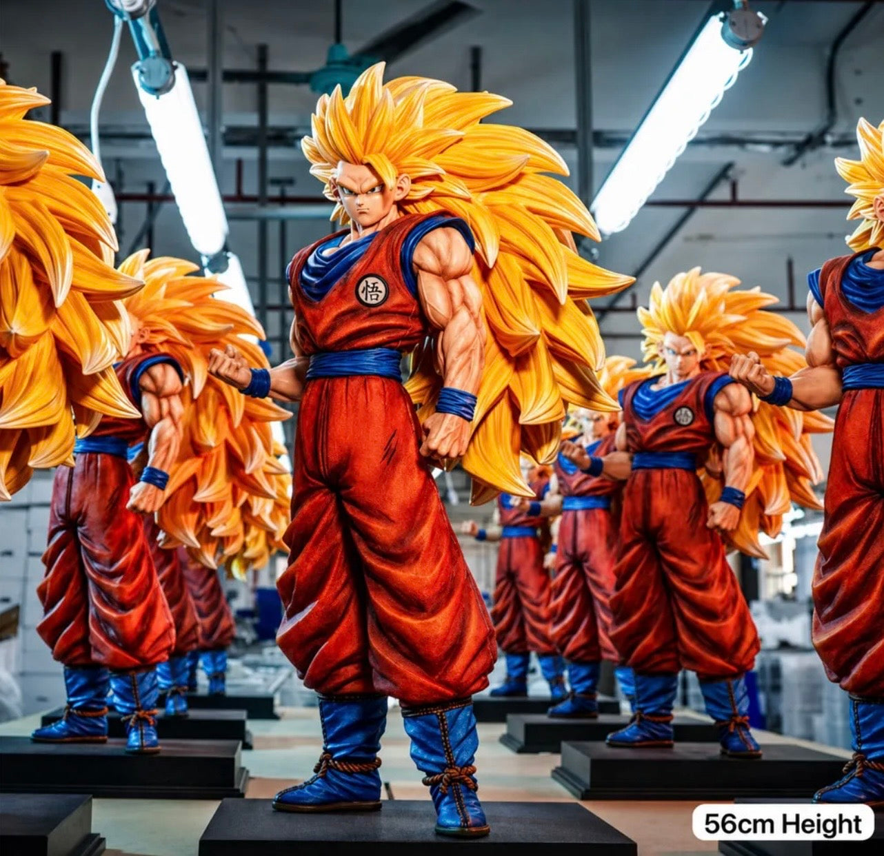 Dragon Ball Z Super Saiyan 3 Goku Super Premium Figure - 56 Cm