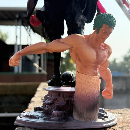 45 cm Zoro 9 sword Style Super Premium Figure with an extra body on the bottom back