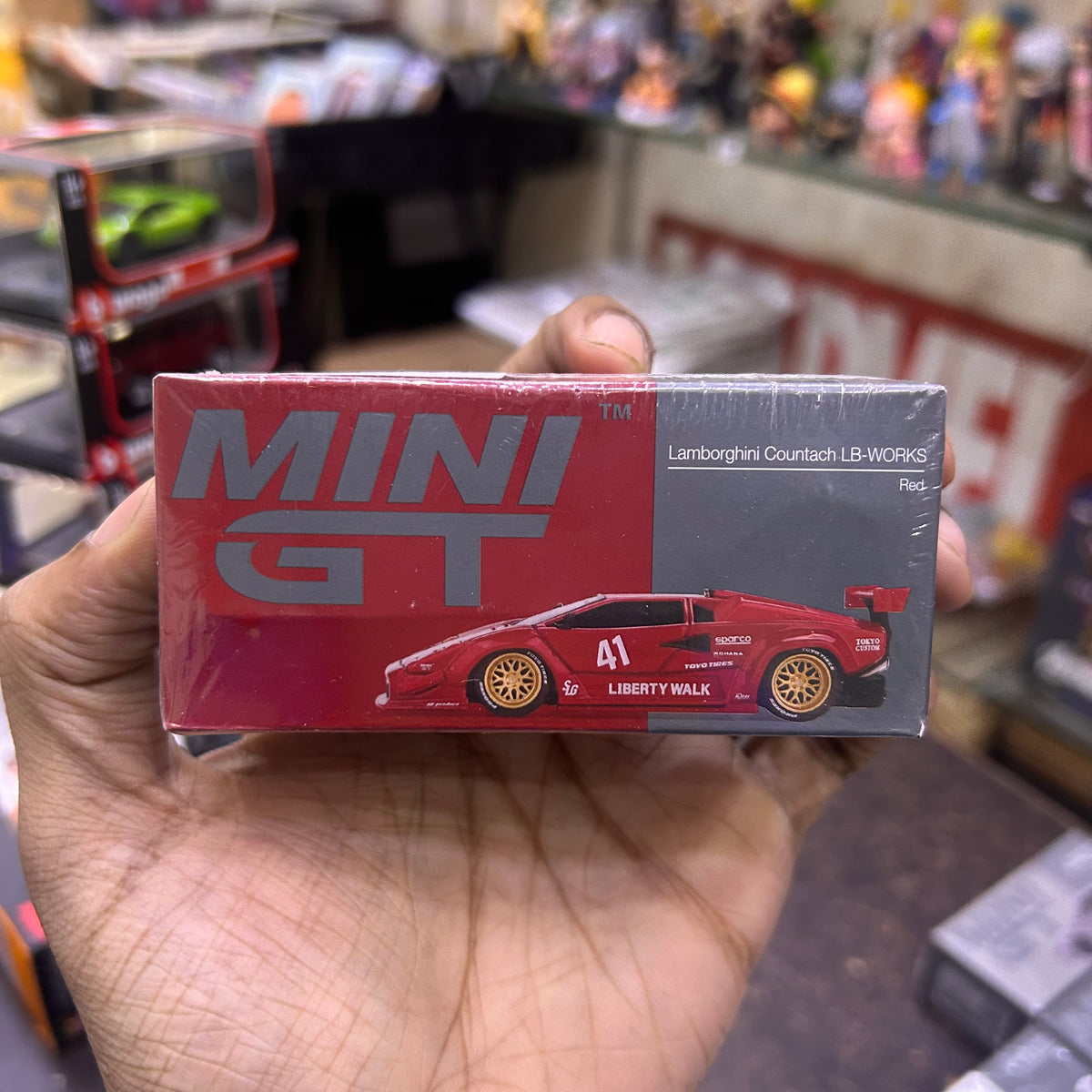 Lamborghini Countach LB Works Mini GT Red