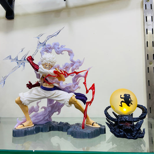 Luffy Gear 5 With Lamp Action Figure