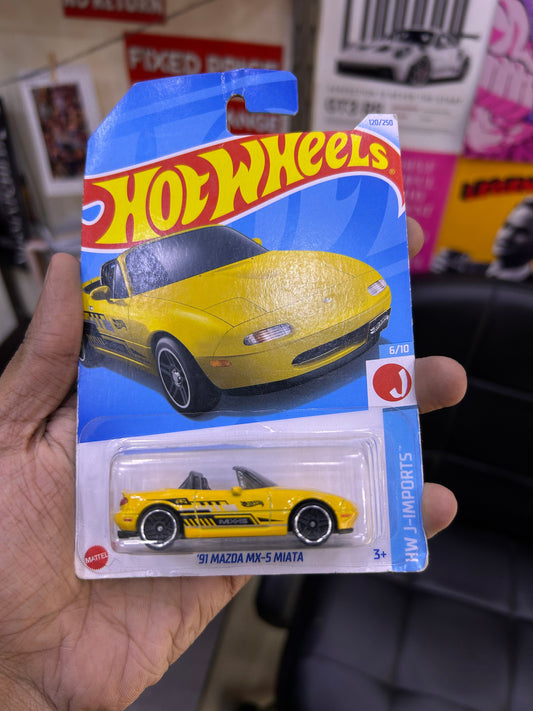 91 Mazda mx-5 miata hot wheels