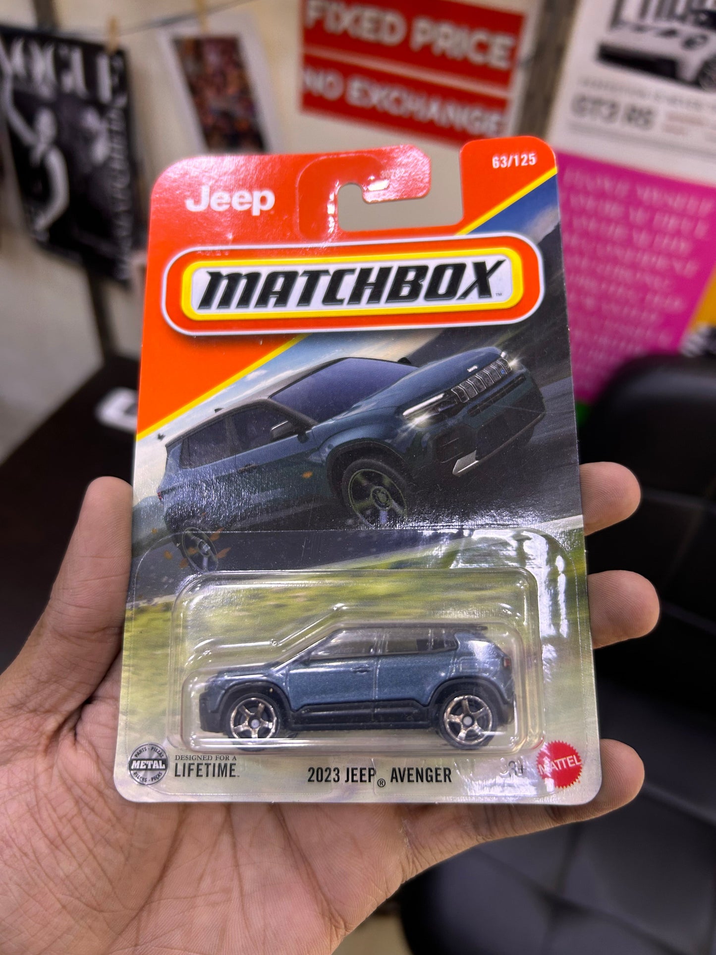2023 Jeep Avenger Matchbox Car