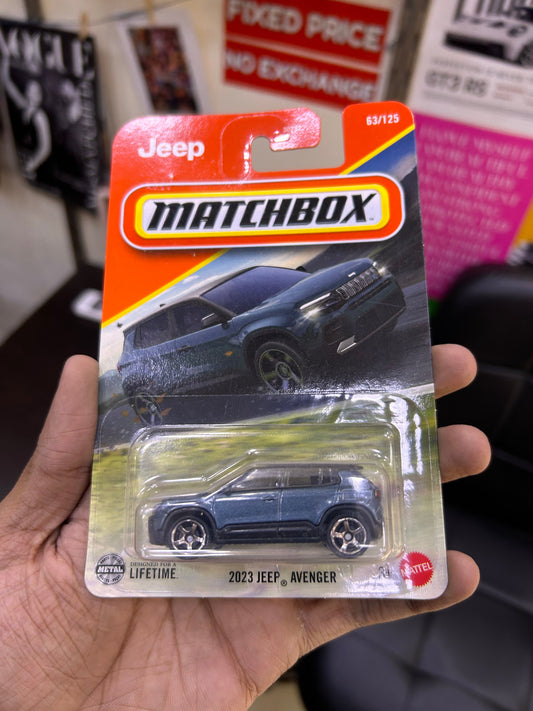 2023 Jeep Avenger Matchbox Car