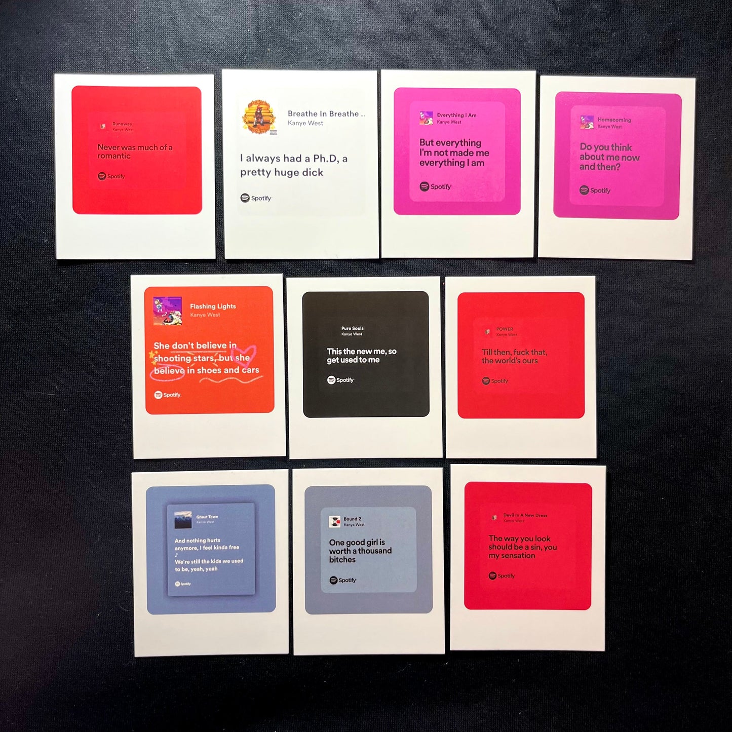 Kanye West Lyrics Polarides