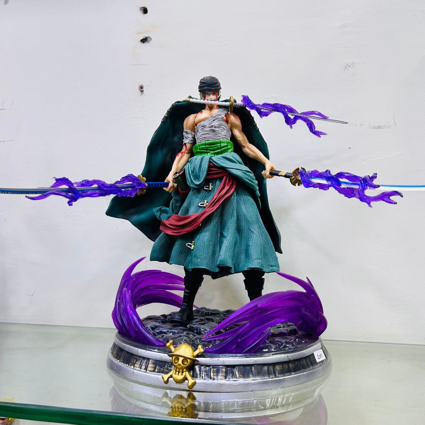 Zoro Highly Detailed Three sword Figure - 34 Cm