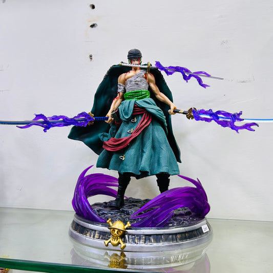 Zoro Highly Detailed Three sword Figure - 34 Cm
