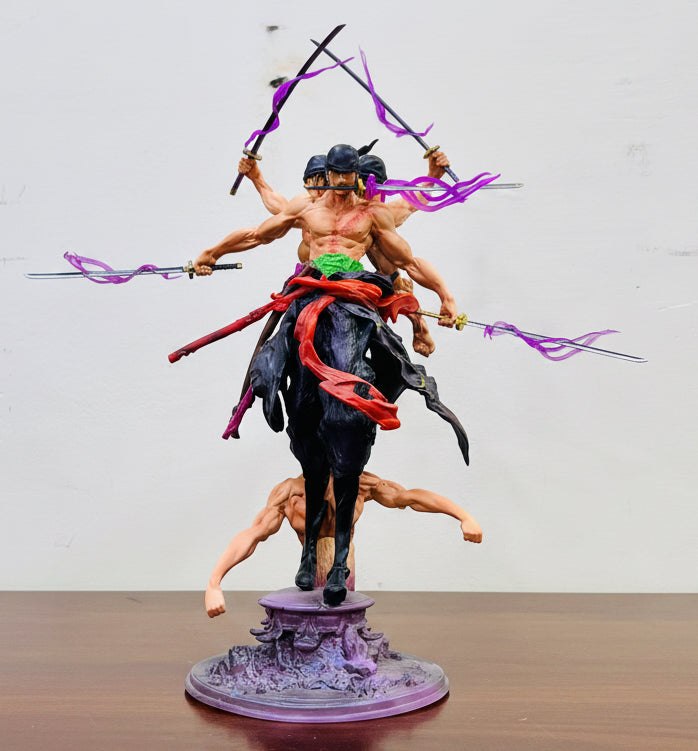 45 cm Zoro 9 sword Style Super Premium Figure with an extra body on the bottom back