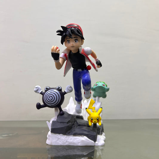 13.5 Cm Ash with Pokemons Action Figure