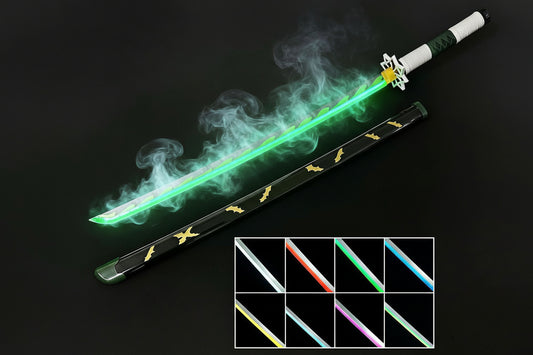 Sanemi Smoke and RGB LED Katana