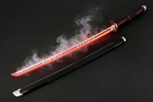 Tanjiro Smoke and RGB LED Katana